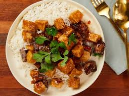 Crispy Szechuan Style Eggplant And Tofu Recipe In 2020 Tofu Recipes Eggplant Tofu Recipe Food Network Recipes