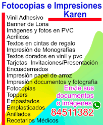 Impresiones y copias Karen