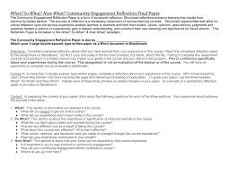 Write a first draft of an introduction paragraph. What So What Now What Community Engagement Reflection