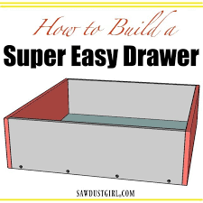(avoid getting glue into the dado grooves.) position the first two pieces with the dovetails aligned and tap the dovetail joints together at the corners of one side (image 1). How To Build A Cabinet Drawer The Easiest Way Possible Sawdust Girl