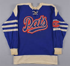 Lot Detail Late 1950s Early 1960s Sjhl Regina Pats Game Worn Wool Jersey From Gordon Red Berenson S Collection With His Hockey Clothes Hockey Shirts Jersey