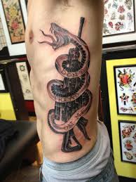 Tattoo da bendeira gadsden q fiz no meu cliente maicon küster tattoo que fiz no maicon küster tattoo do maicon küster. Dont Tread On Me Tattoo