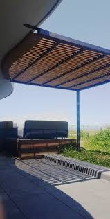 Living comedor, con acceso a amplia terraza, hermosa vista del jardín central. Pergola En Edificio Forum Bartel Uy Pergola Outdoor Structures Instagram Photo