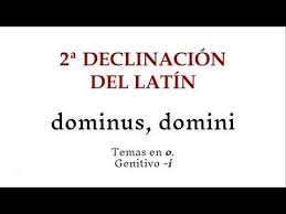 2 2 Segunda Declinacion Del Latin Latinonline Es Youtube Nueva Clase Desinencias Idioma Latin
