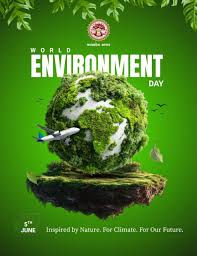 ➡️ आप सभी को विश्व पर्यावरण दिवस की हार्दिक शुभकामनाएं। Inspired by Nature.  For Climate. For Our Future. प्रकृति से प्रेरित। जलवायु के लिए। हमारे  भविष्य के लिए ...