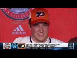 Already, the chicago blackhawks would be on the timely side of potential. Nolan Patrick 2nd Overall Pick Nhl 2017 Draft Philly Flyers Youtube