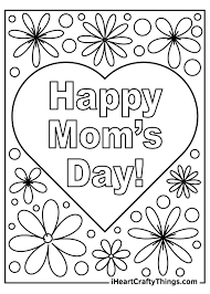 Mother's day is my favorite day. Printable Mother S Day Coloring Pages Updated 2021