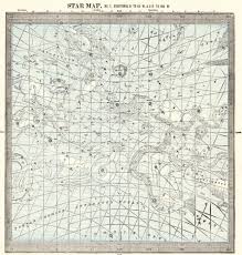 1892 Antique Astronomy Print Star Constellation Map Chart Astrology Map 5124 Antique Astronomy Prints Astrology Map Constellation Map