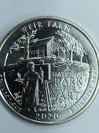 2020 w ct connecticut weir farm uncirculated quarter v75 nice coin! V75 2020 W Quarter Coin Talk