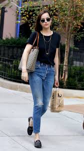 See pictures and shop the latest fashion and style trends of dakota johnson, including dakota johnson wearing and more. Dakota Johnson Wears Gucci S Logo Tote Bag Vogue