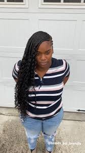 Medium Lemonade Braids With Boho Curls Video Lemonade Braids Hairstyles Braids With Curls Hot Hair Styles