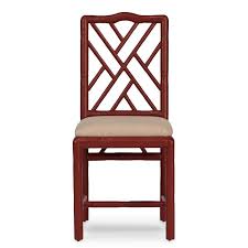 World Menagerie Asante Upholstered Dining Chair Bamboo Dining Chairs Chair Red Side Chair