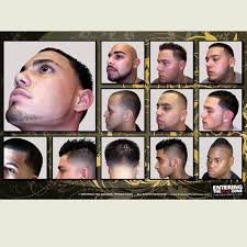 Contemporary 2 Set Haircut Chart Clipper Cut Barbershop Posters