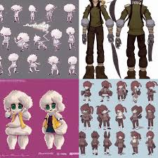 full body character design pomu rainpuff, Digital 2D, | Stable Diffusion |  OpenArt