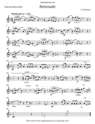 Schubert Serenade Violin Sheet Music Free Sheet Music Sheet Music