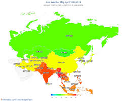 Asia Weather In April In Asia 2021