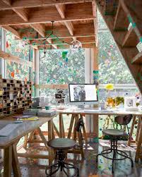 Before Design There Is Hard Work And A Good Place To Work Find What Is Trending By Covet Group Interior Desig Art Studio Room Art Studio At Home Studio Room