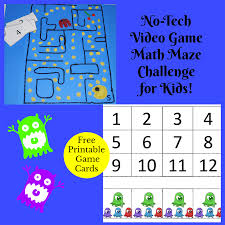Free Bingo Games To Play Offline No Tech Video Game Math Maze Challenge For Kids Wikki Stix Math Maze Math Touch Math