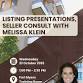 Listing Presentations, Seller Consult with Melissa event image