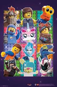 Amazon Com Trends International Lego Movie 2 Grid Wall Poster 22 375 X 34 Multi Home Kitchen Lego Film Lego Wallpaper Lego Pictures