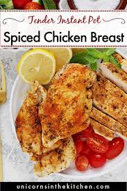Pour in the chicken broth and lemon juice. Instant Pot Chicken Breast Recipe Video Unicorns In The Kitchen