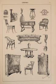 British Empire Furniture Designs Large 1904 Antique Black White Print Interior Design Arts And Ult Innenarchitektur Schlafzimmer Empire Britisches Empire