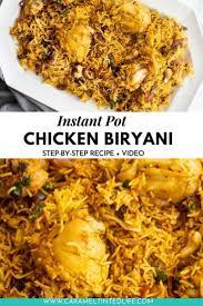 Instant Pot Chicken Biryani Recipe Easy Chicken Biryani Recipe Chicken Biryani Recipe Easy Rice Recipes