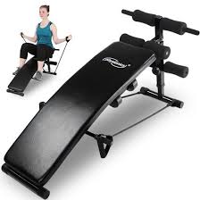 Banc A Abdominaux Pliable Avec 2 Halteres Et 2 Cordes Banc De Musculation Pour Sit Up Appareil De Fitness Sport Entrainement Prix Pas Cher Cdiscount