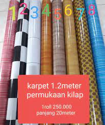 Karpet karakter ukuran 180x200 tebal busa 8cm produksi kami dengan masih mengutamakan kualitas, diantaranya jenis bulu. Karpet Lantai Vinyl Plastik Lokal Standar Lebar 1 2m Harga Per 1roll Isi 20meter Lazada Indonesia