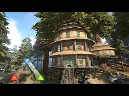 Ark The Island Round Treehouses Speed Build Youtube In 2020 Ark Survival Evolved Bases Ark Survival Evolved Ark