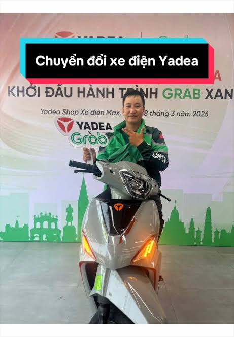 Yadea - Đổi xe Grab hỗ trợ