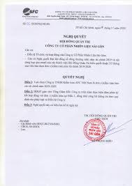 công ty cổ phần nhiên liệu sài gòn - saigon fuel joint - stock company