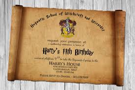 Template Harry Potter Happy Birthday Card Printable Harry Potter Papyrus Style Birthday Invitation Psd Template Drevio Harry Potter Birthday Invitations Harry Potter Party Invitations Harry Potter Invitations