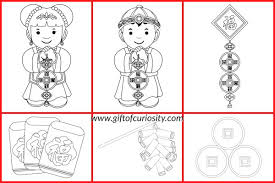 Chinese new year hand drawn cute ox year 2021 elements. Chinese New Year Coloring Pages Gift Of Curiosity