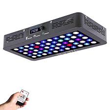 Led Aquarium Light Bozily 168w Dimmable Full Spectrum Coral Reef Light With 168 Leds Intelligent Cooling System Daisy Chain For Grow Coral Reef Marine Fish Ta Aquarium Lighting Led Aquarium Lighting Fish