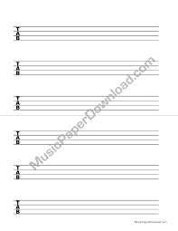 Mandolin Tab Samples Music Paper Printable Music Paper Download ...