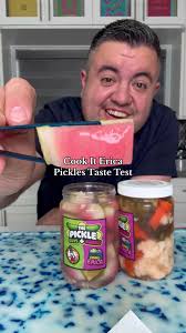 PICKLE TASTE TEST!!! Cook It Erica ( aka @ERICA & MORGAN ) mentioned these  pickles to me a couple months ago & im so glad I finally got to try them!  Definitely not your average pickle but so so bomb! ...