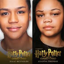 Congratulations to @ayannanicolethomass Rose Granger-Weasley) and  @isaacphamanreynolds (Craig Bowker Jr) who begin performances in HARRY  POTTER AND THE CURSED CHILD