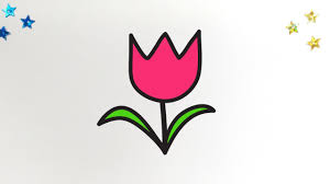 Nov 26, 2018 · drawing a cosmos flower would be a little difficult than the ones mentioned above, nevertheless, they are easy and can be sketched by anybody. How To Draw A Tulip Flower Easy Drawing Tutorials For Kids Toddlers Preschoolers Youtube