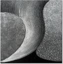 Amazon.com: Slyart Large Abstract Grey Wall Art 36x36 Inches 3D ...