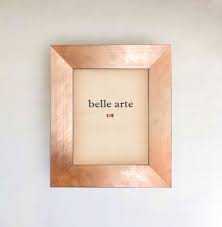 Brushed Rose Gold Metallic Finish Picture Frame In Size 4x6 Etsy Frame Rose Gold Decor Copper Frame