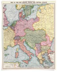 It is bordered by the arctic ocean to the north, the atlantic ocean to the west, asia to the east, and the mediterranean sea to the south. Map Of Central Europe Pre Wwi Look How Much Has Changed In The Last 100 Years 590 X 746 Mapporn