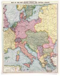 It is bordered by the arctic ocean to the north, the atlantic ocean to the west, asia to the east, and the mediterranean sea to the south. Map Of Central Europe Pre Wwi Look How Much Has Changed In The Last 100 Years 590 X 746 Mapporn