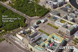 Berlin Berlin Brandenburger Tor Luftaufnahme