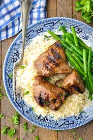 What temperature must pork tenderloin reach to be fully cooked? Grilled Steak Tips The Seasoned Mom
