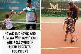 The couple began dating in 2005 and got engaged in september 2013. Like Parents Like Kids Serena Williams Novak Djokovic Coach Their Children See Videos