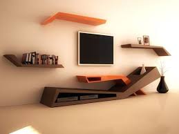Entertainment unit with floating shelves show off your accessories Creative Furniture Designs For Your Inspiration Furniture Design Modern Furniture Design Contemporary Furniture Design