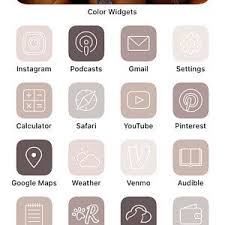 Swipe right to see additional color options, or press and hold type in your message and hit enter to see your font options. Neutral Boho Iphone Ios14 App Icons 100 Icons In 6 Colors Etsy In 2021 App Icon Ios14 App Ios14 App Icons