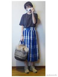 無印のチョコブラウンtで秋色シフト 9月7日 日本のファッション ファッション カジュアルウェア