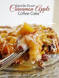 Upside Down Cinnamon Apple Coffee Cake Apple Coffee Cakes Coffee Cake Coffee Cake Recipes
